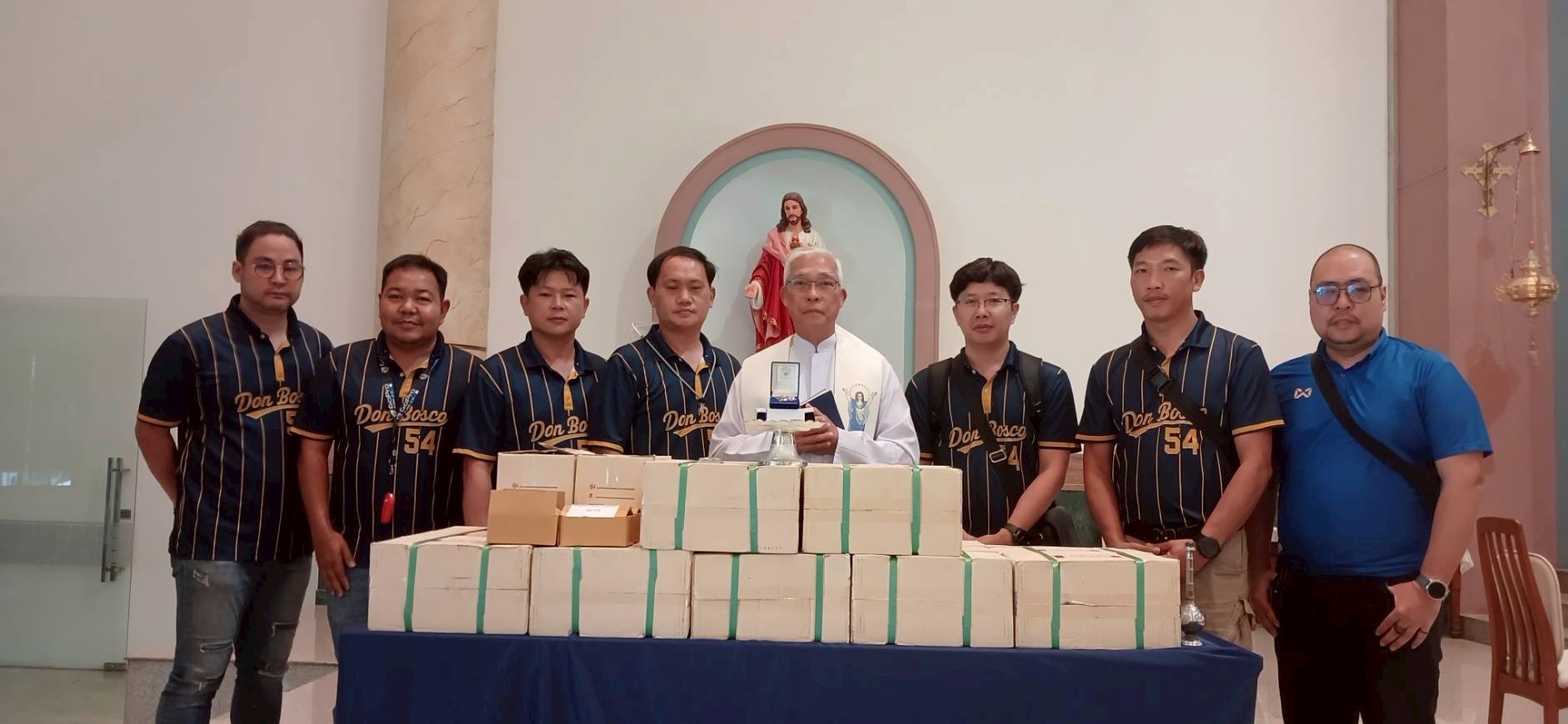พิธีเสกล็อคเก็ตที่ระลึกครบรอบ 80 ปี วิทยาลัยเทคโนโลยีดอนบอสโก
